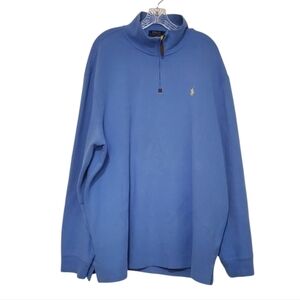 Polo Ralph Lauren Mens Big &Tall Fleece long Sleeve Sweatshirt Blue Size  XXL
